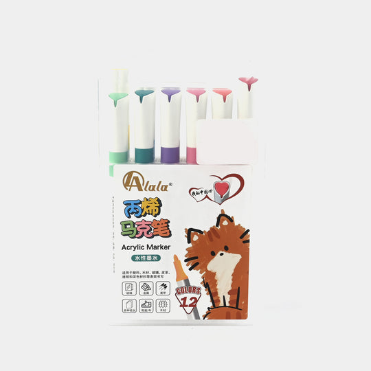 Acrylic Marker Set 12PCs