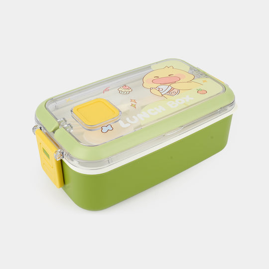 Plastic Lunch Box for Kids | 1L – Green