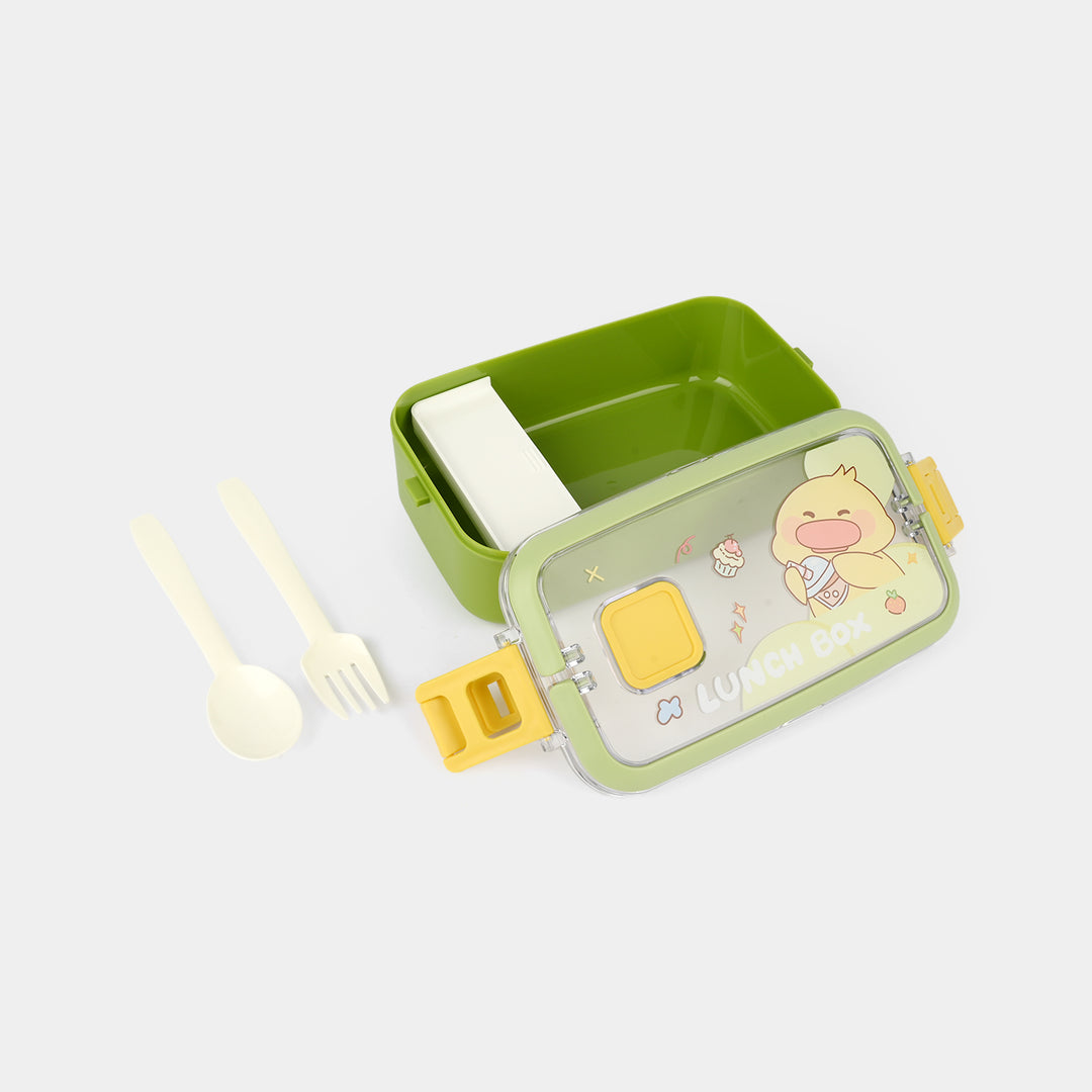 Plastic Lunch Box for Kids | 1L – Green