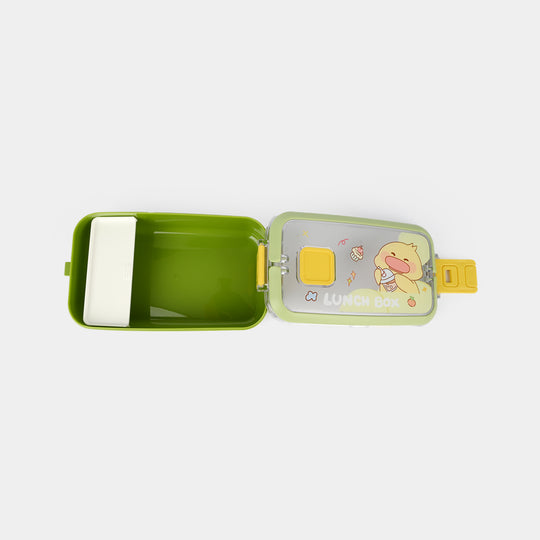 Plastic Lunch Box for Kids | 1L – Green