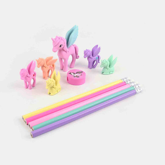 Pencil & Eraser Set For Kids