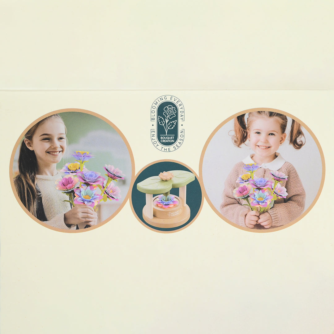 DIY Fabric Bouquet Craft Kit Toy for Kids