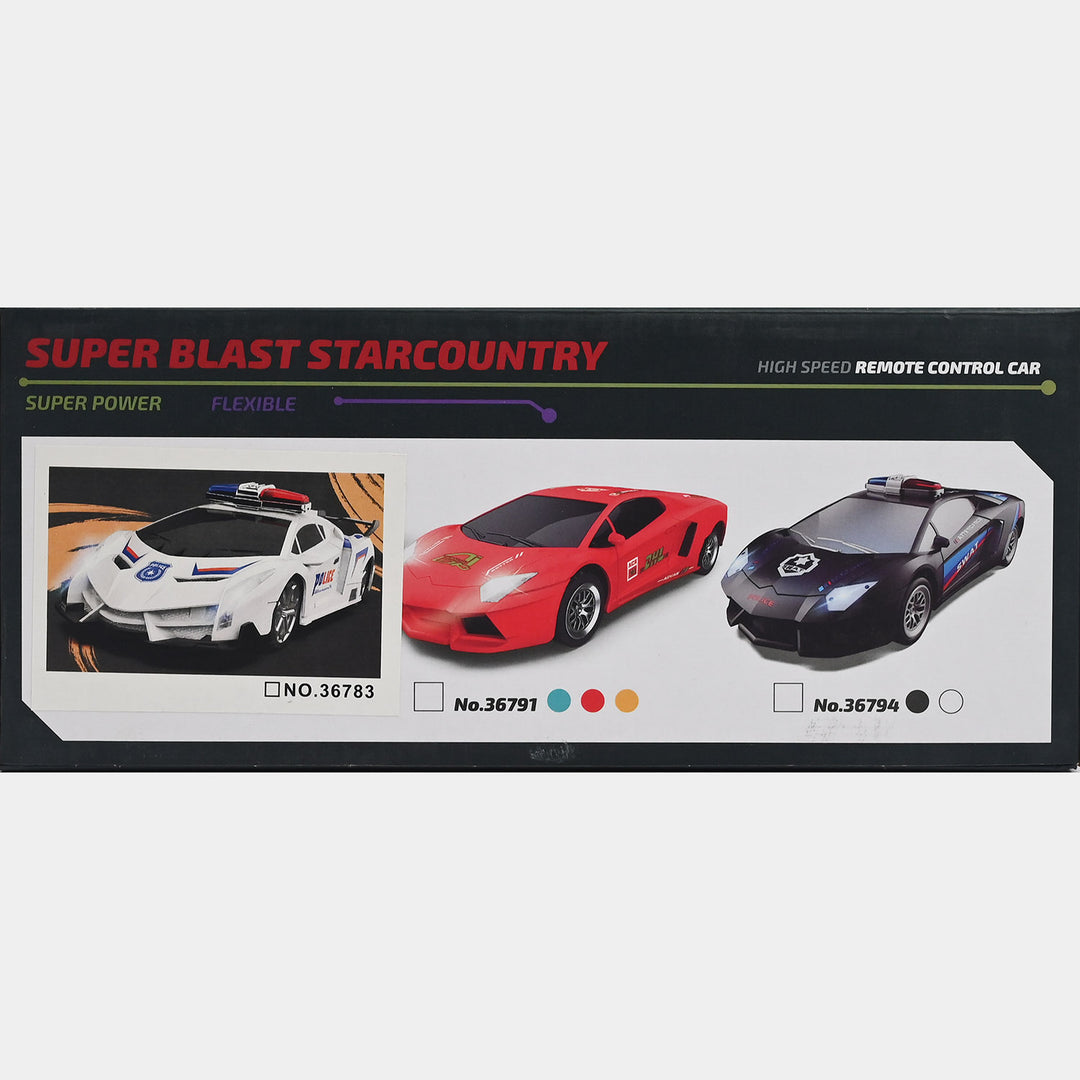 Remote Control Police Car Toy for Kids