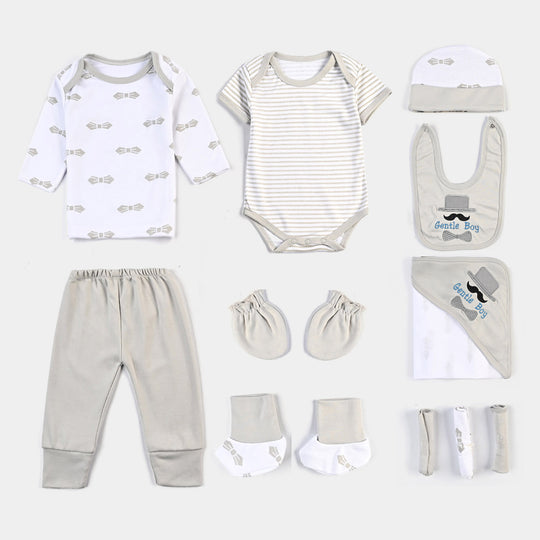 Baby Infant Starter Set 11 Pcs Bow-Grey