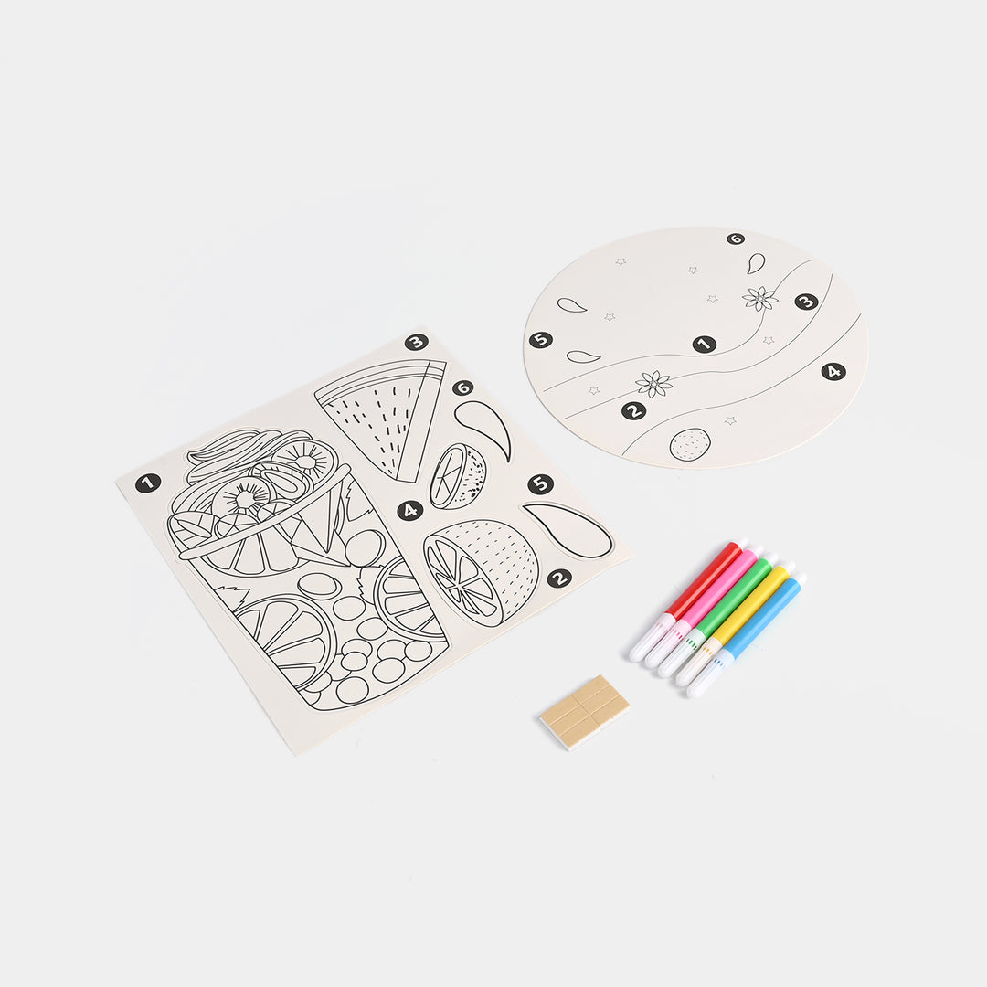 Creative Coloring Cards With Marker