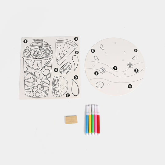 Creative Coloring Cards With Marker