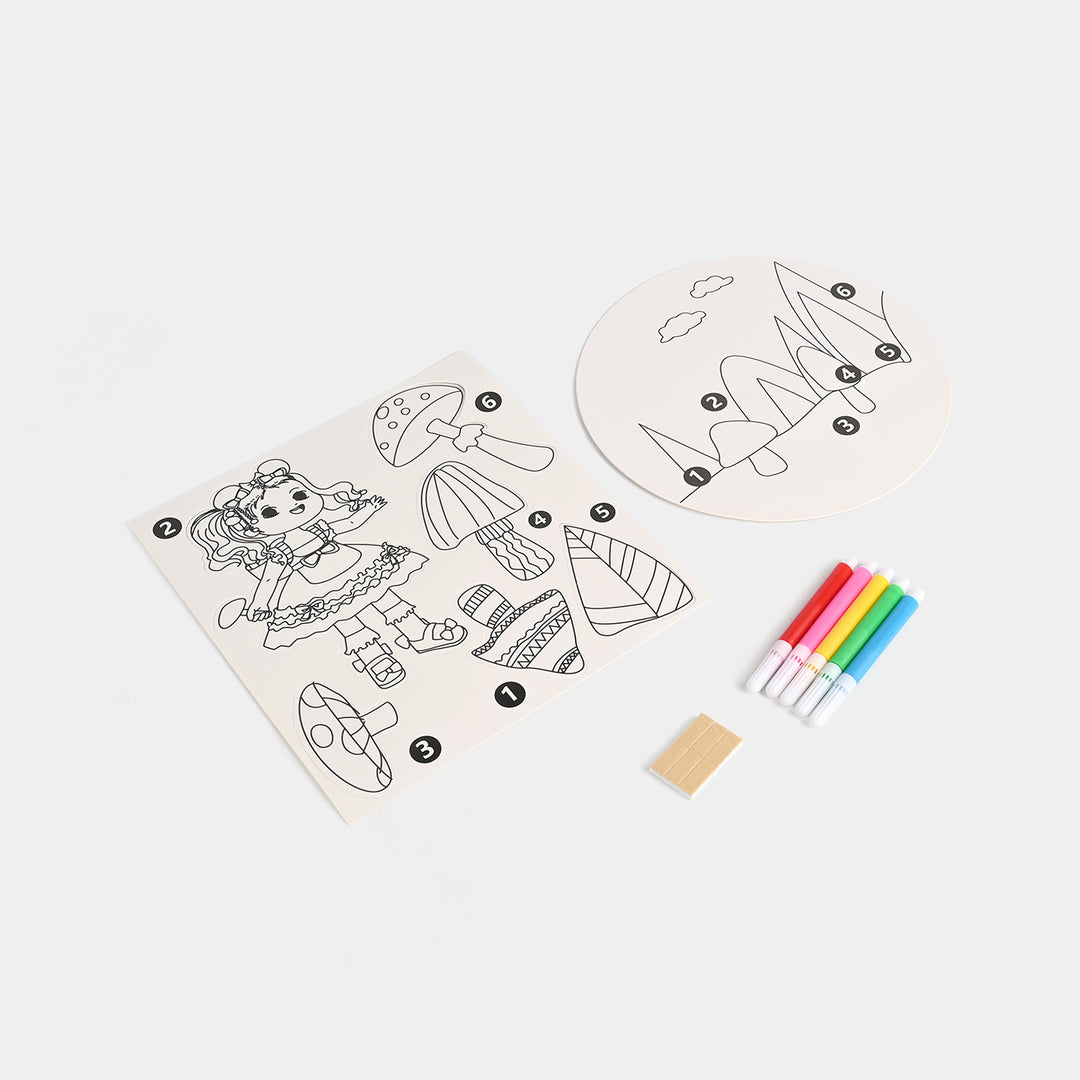 Creative Coloring Cards With Marker