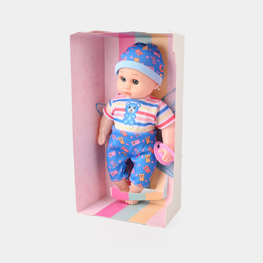 12 Inch Baby Doll With Pacifier