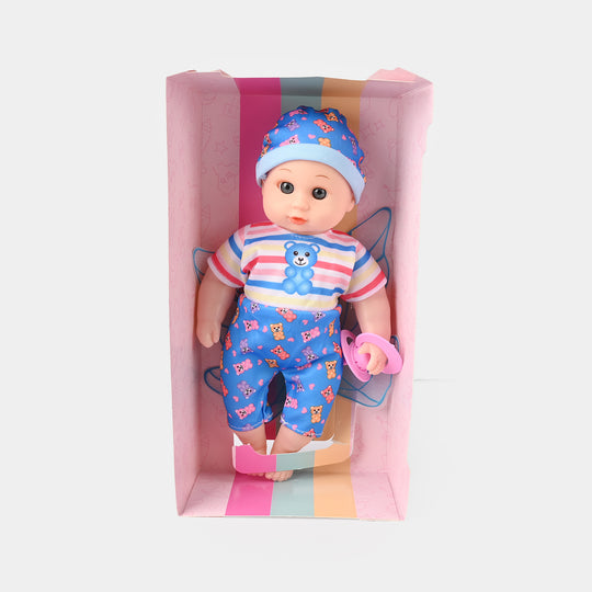 12 Inch Baby Doll With Pacifier