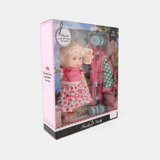Cute Doll Set with Playful Accessories