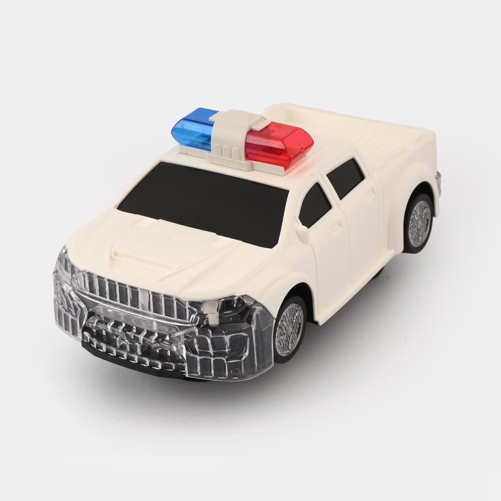 Stunt Rotary 2-Form Police Car with Light & Sound