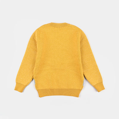 Boys Knitted Sweater- Yellow