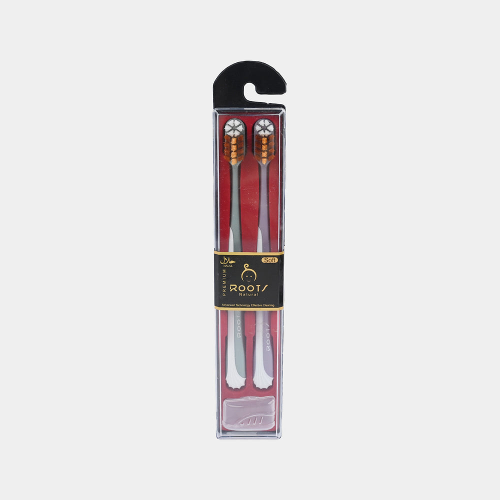 Kids Pointed Filaments Toothbrush Twin Pack (Spiral Soft EP005) - Multicolor