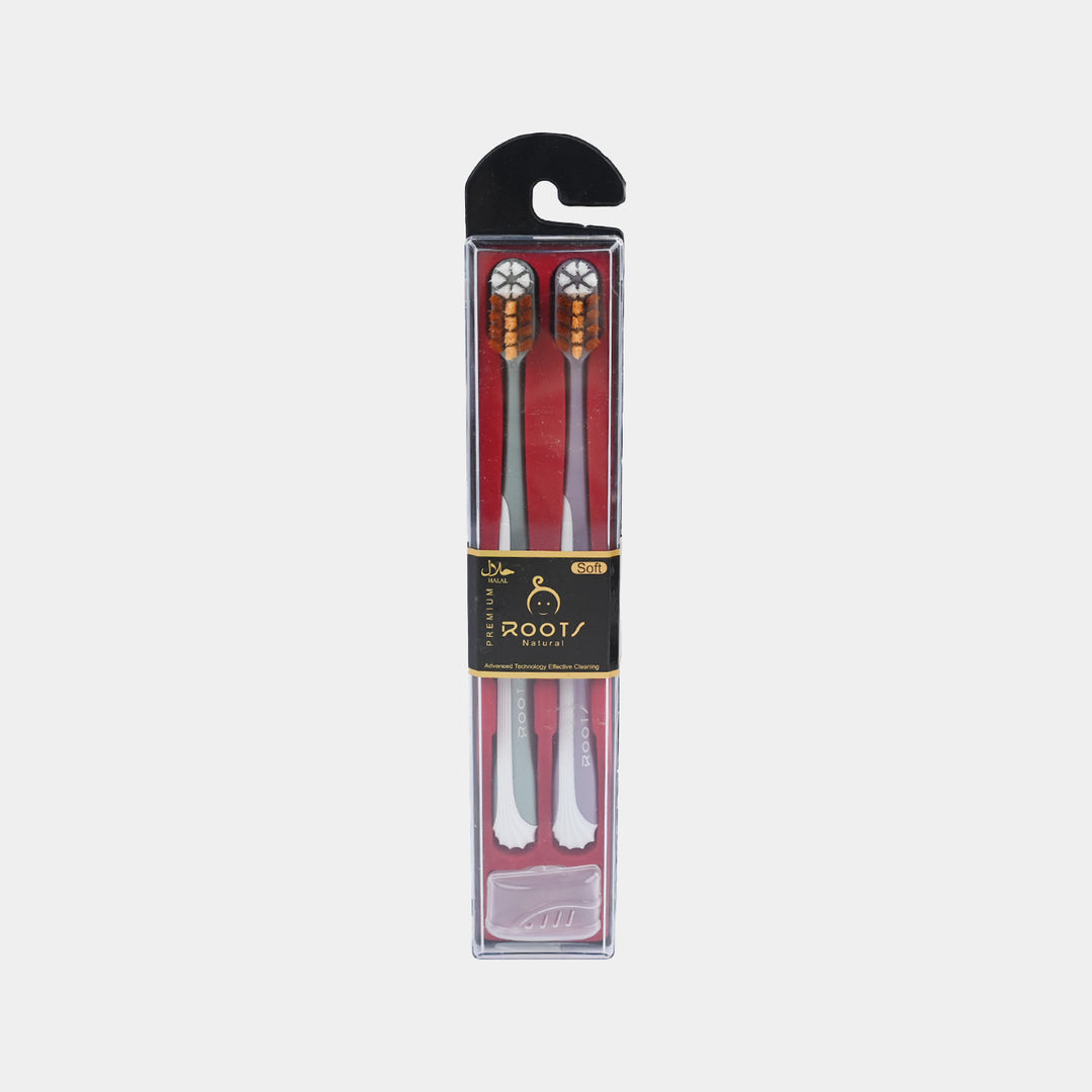 Kids Pointed Filaments Toothbrush Twin Pack (Spiral Soft EP005) - Multicolor