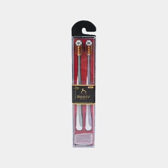 Kids Pointed Filaments Toothbrush Twin Pack (Spiral Soft EP005) - Multicolor