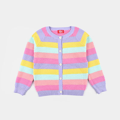 Girls Knitted Sweater - Multi