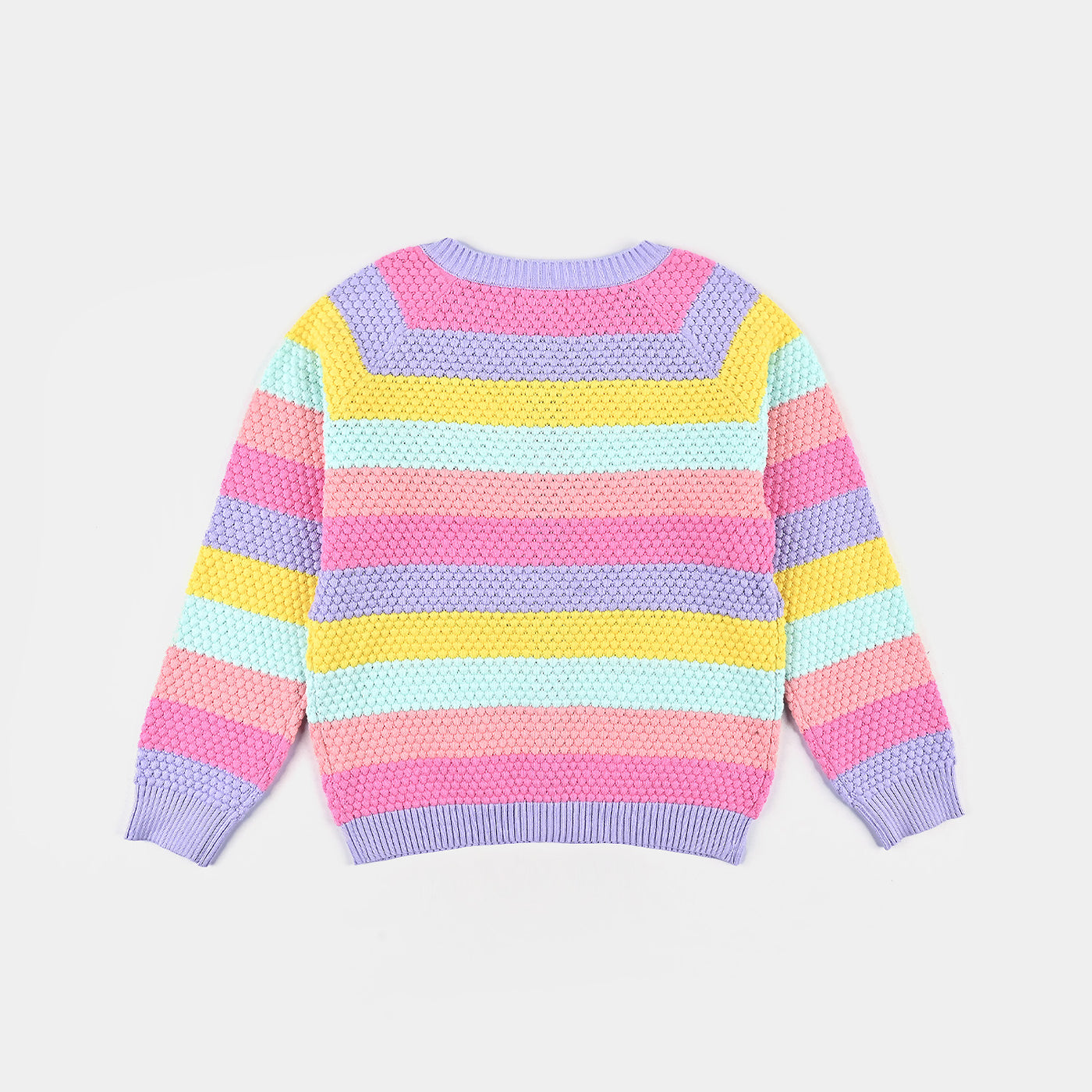 Girls Knitted Sweater - Multi