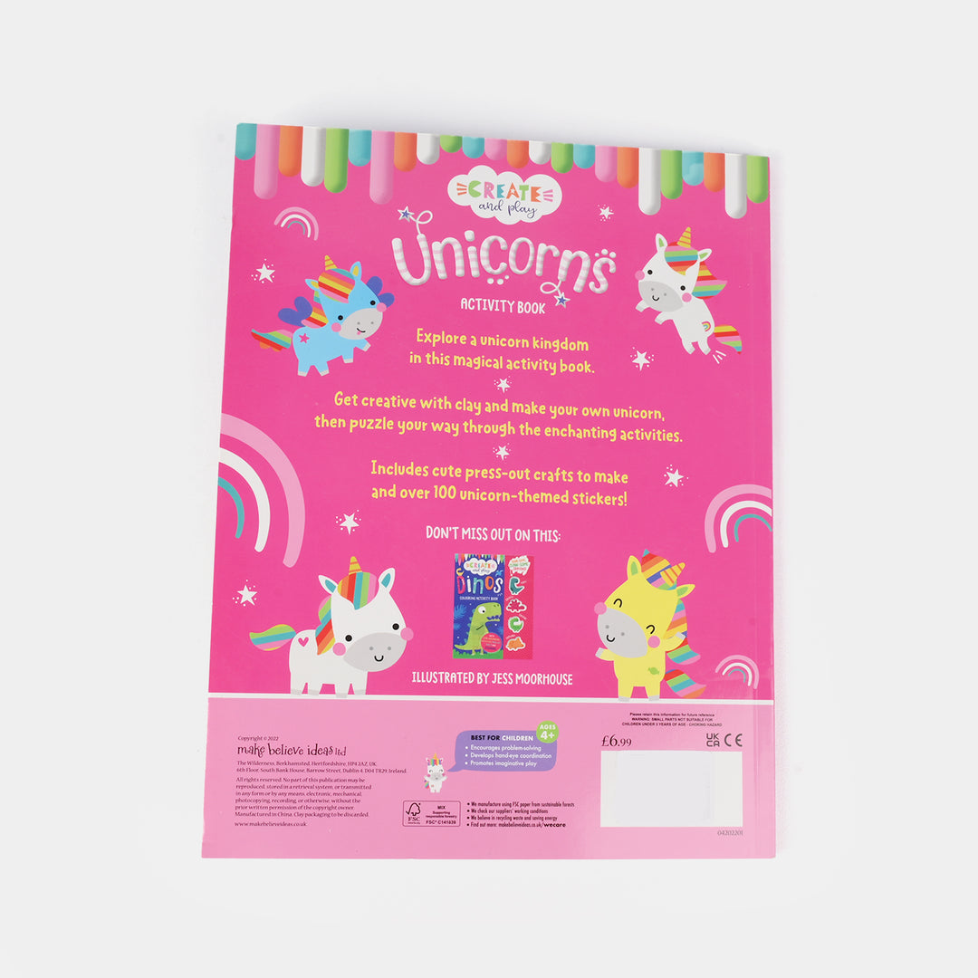 Create And Play Unicorn Activity Book