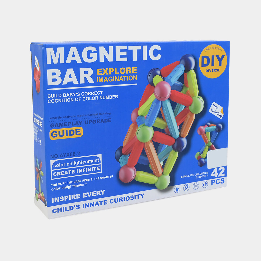 DIY Magnetic Sticks Set | 42Pcs