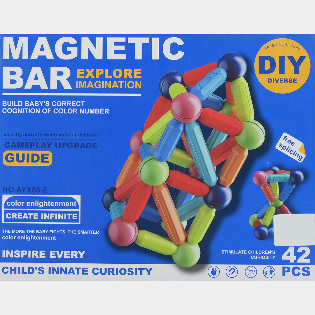 DIY Magnetic Sticks Set | 42Pcs