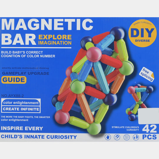 DIY Magnetic Sticks Set | 42Pcs