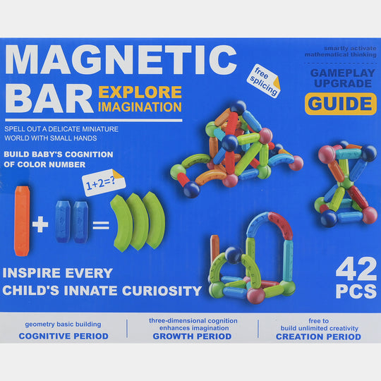 DIY Magnetic Sticks Set | 42Pcs