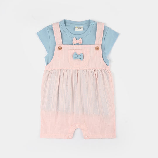 Infant Girls Jersey/Terry 2Pc Suit 287-116 E-C-PINK