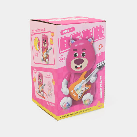 Bear With Guitar + Light & Music