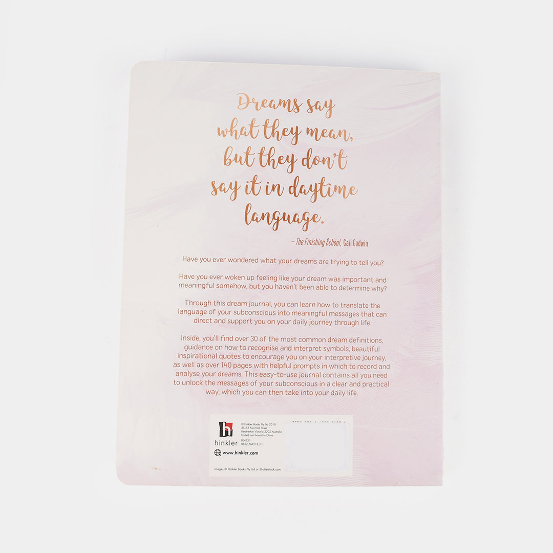 Dream Journal Book