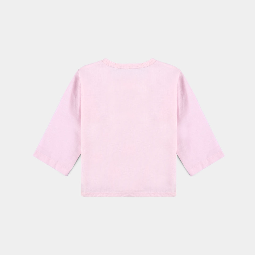 Infants Vest Rainbow-LT.Pink