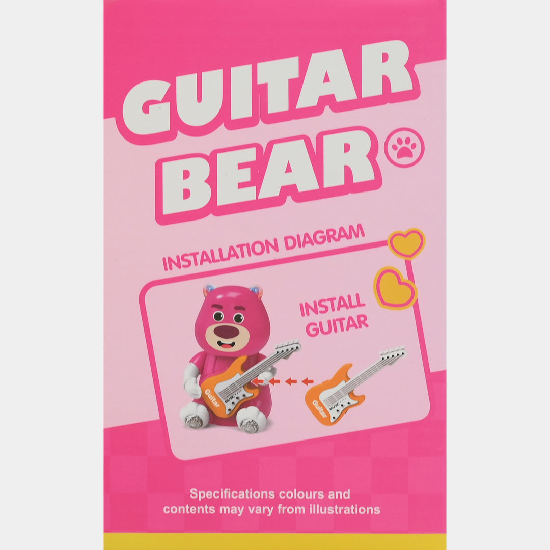 Bear With Guitar + Light & Music