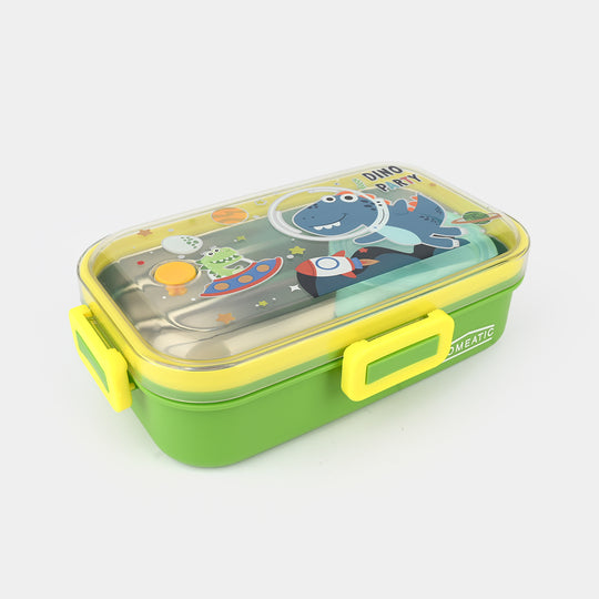 Stainless Steel Lunch Box Square 700+150ml Green