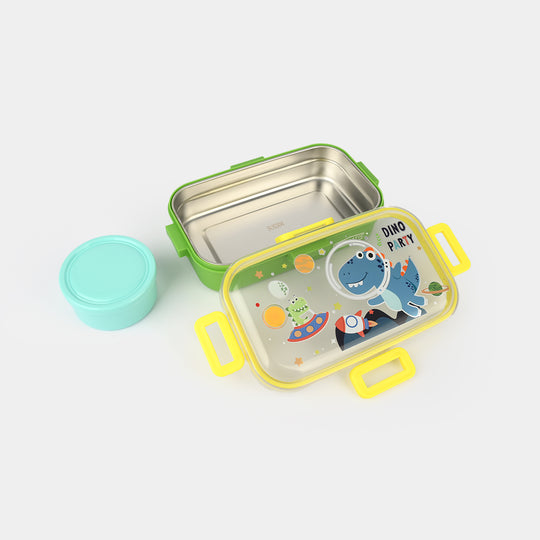 Stainless Steel Lunch Box Square 700+150ml Green