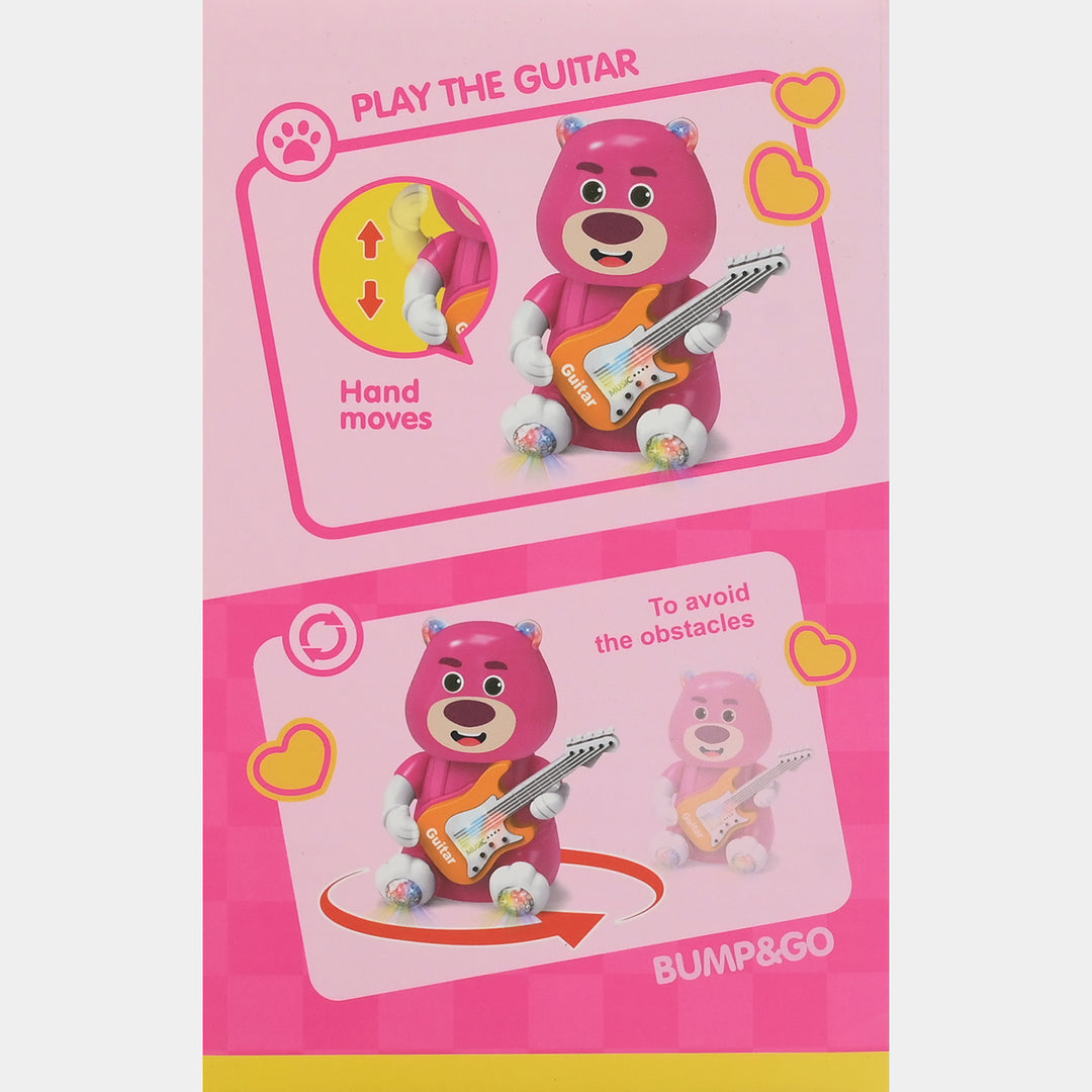 Bear With Guitar + Light & Music