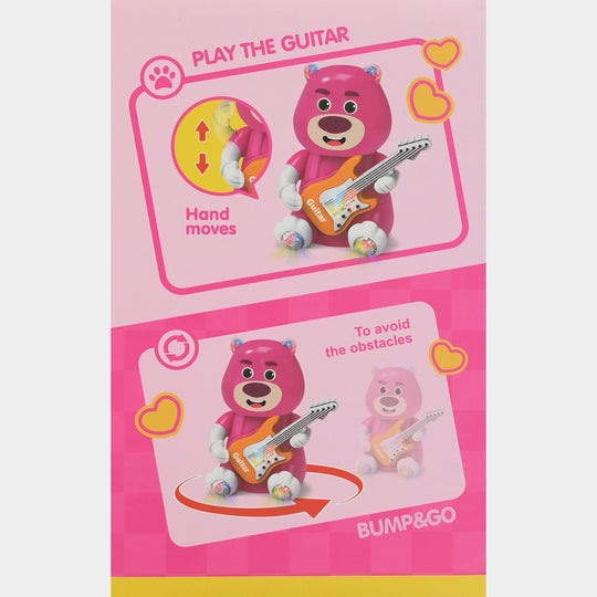 Bear With Guitar + Light & Music