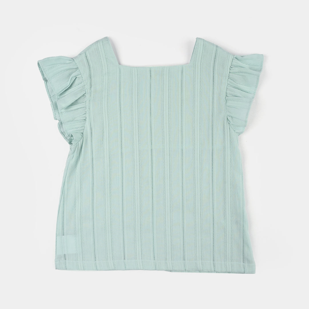 Infant Girls Jersey/Terry 2Pc Suit 287-091-GREEN