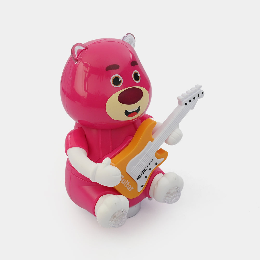 Bear With Guitar + Light & Music