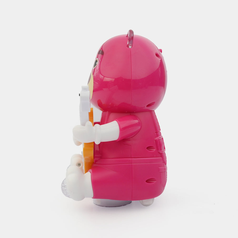 Bear With Guitar + Light & Music