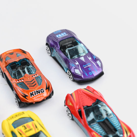 City Racing Speed Way Die-Cast Metal Car Set | 12Pcs