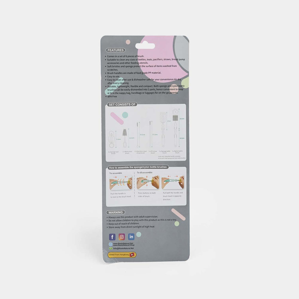 Roots Multipurpose Cleaning Brush Set