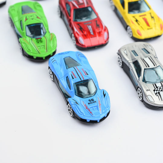 City Racing Speed Way Die-Cast Metal Car Set | 12Pcs