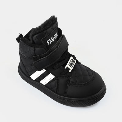 Boys Boots H01-BLACK