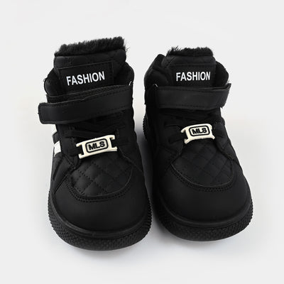 Boys Boots H01-BLACK