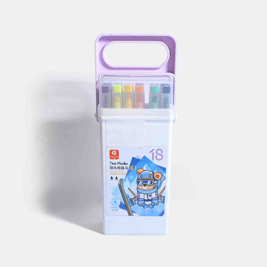 Twin Highlighter/Drawing Markers Set | 18PCs