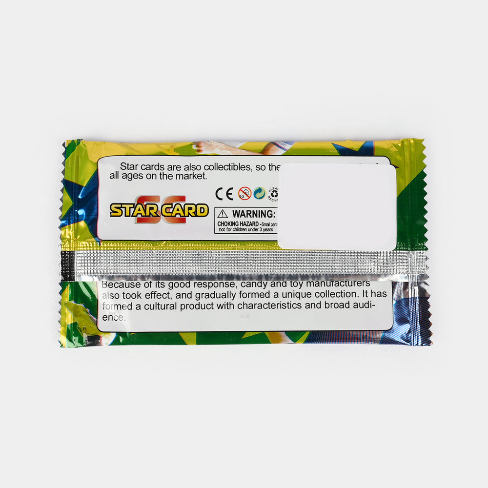 Football Star Player Playing Collectible Cards