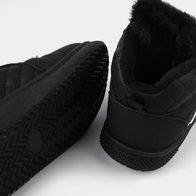 Boys Boots H01-BLACK