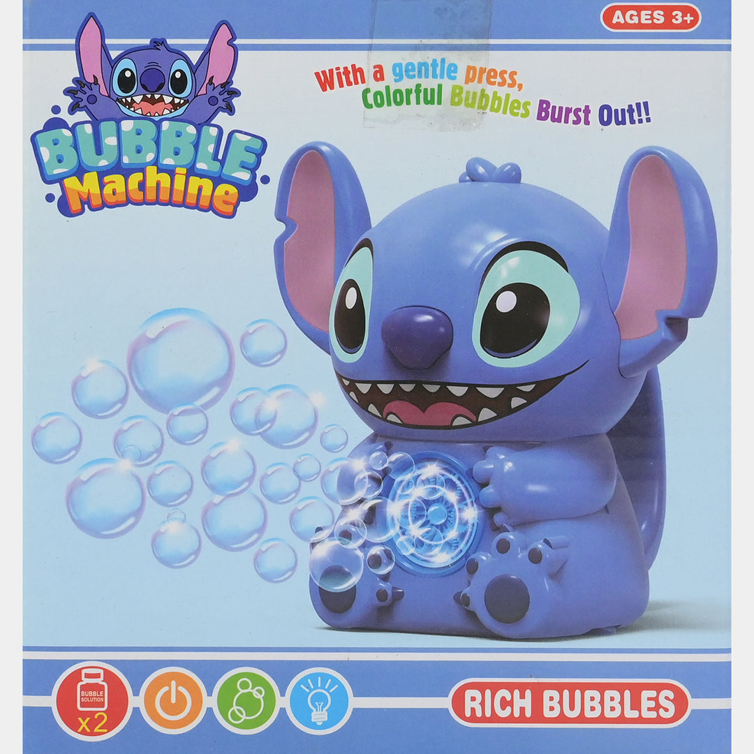 Electric Cartoon Style Bubble Blaster with Light