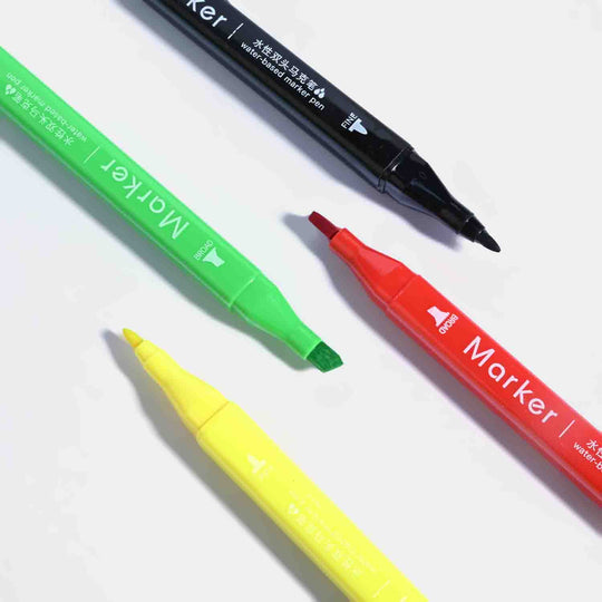 Twin Highlighter/Drawing Markers Set | 18PCs