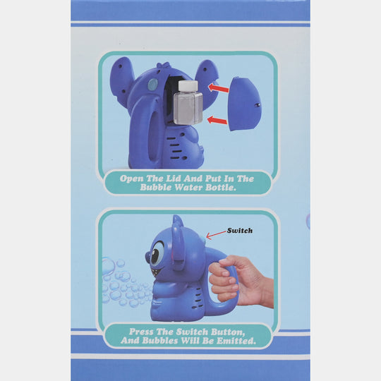 Electric Cartoon Style Bubble Blaster with Light