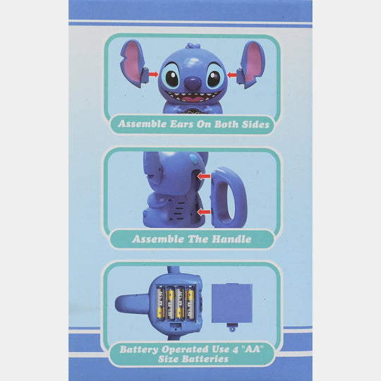 Electric Cartoon Style Bubble Blaster with Light